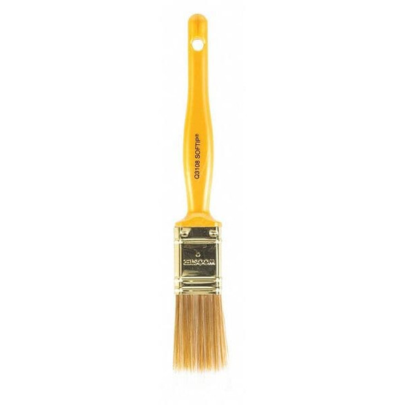 Wooster 1" Trim/Wall Soft, Synthetic Bristle, Paint Brush, Plastic Handle Q3108-1