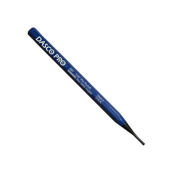 Dasco Pro Pin Punch,1/16 x 4-1/2 In,Carbon Steel 592