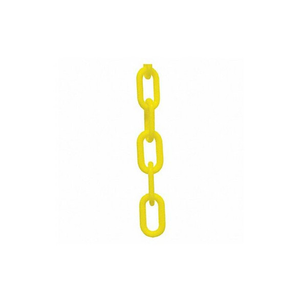 Manufacturer Varies Plastic Chain, Yellow, 25 ft Length, Gloss 51002-25