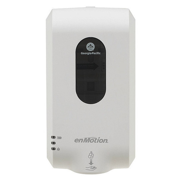 Georgia-Pacific Soap/Sanitizer Dispenser,Foam,White 52058