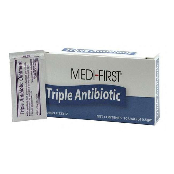 Manufacturer Varies Antibiotics, Ointment, 0.170 oz., PK10 22312