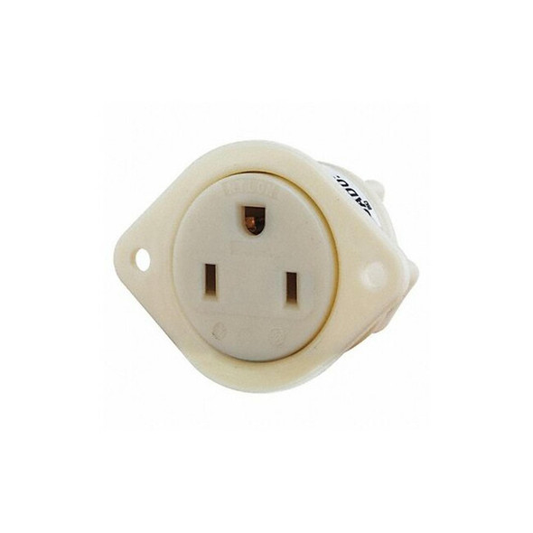 Bryant Flanged Receptacle,Single Outlet,3 Wires 5279 Bryant Flanged Receptacle,Single Outlet,3 Wires 5279