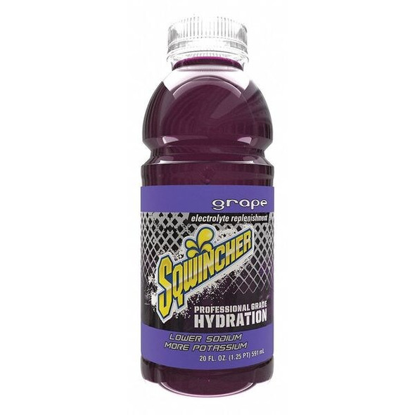 Sqwincher Sports Drink Grape 20 oz., PK24 159030532