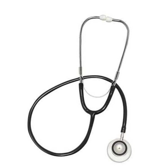 Mabis Stethoscope,Dual Head,Adult,Black 10-426-020