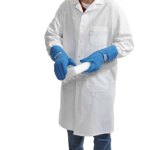 Waterproof Cryogenic Gloves, 17 in Length, Nylon, Extended Gauntlet, Elbow Coverage, XL