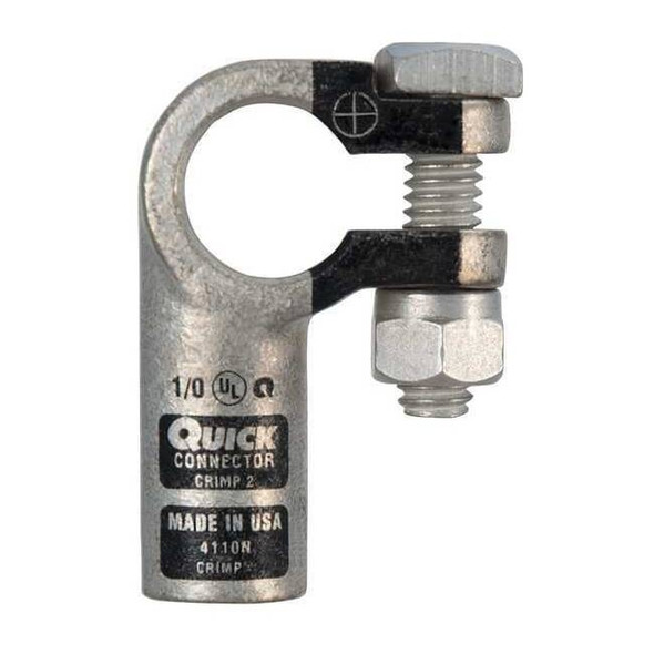Fusion Right Elbow Terminal,1/0 ga,Blk,Neg 4110N