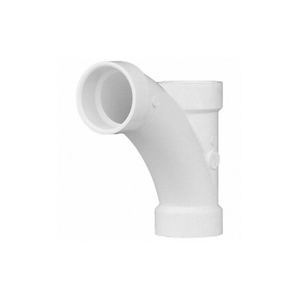 Manufacturer Varies PVC Wye and 45 Degree Elbow, Hub, 1-1/2 in Pipe Size 1WJX1