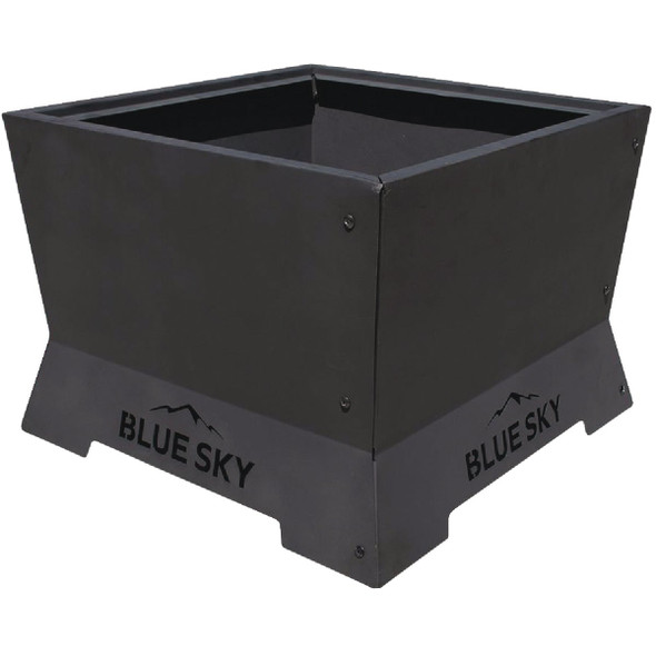 Blue Sky 22 In. Square Wood Smokeless Fire Pit SFP22SQ-B