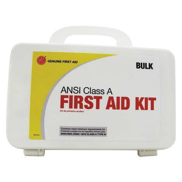 Manufacturer Varies First Aid Kit and Housing, Plastic 71 Components, 25 People Served 9999-2151