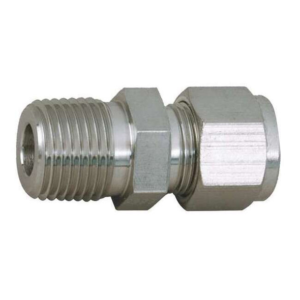 Parker 1/2" A-LOK x Male BSPP 316 SS Male Connector 8MSC8R-316