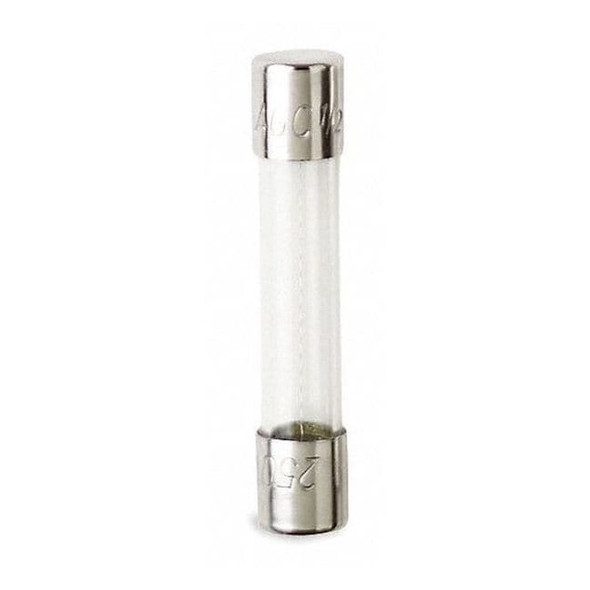 Glass Fuse, 1.60A, 100A at 250V AC, 10kA at 125V AC, 5 PK