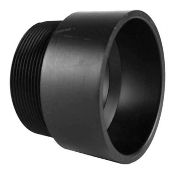 Manufacturer Varies ABS, Straight, 2 in NPT, 2 in 1WJD3