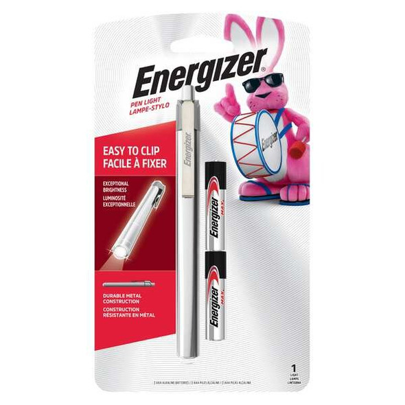 Energizer Inspection Flashlight,SS,Silver,35lm PLED23AEH