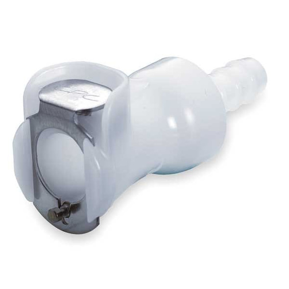 Colder Inline Coupler, Acetal, Shut-Off, Barbed PLCD17004