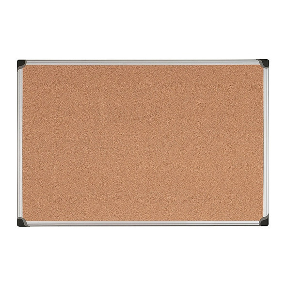 Mastervision Cork Bulletin Board 47-13/64" W CA381170