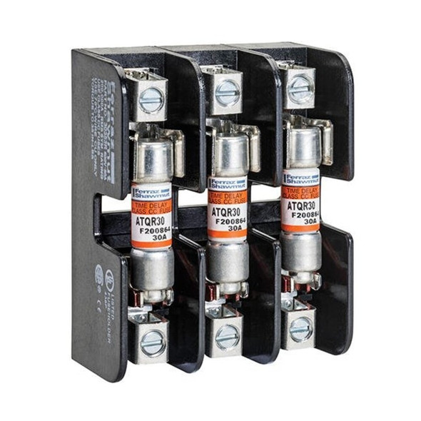 Mersen CC Class, Time-Delay, 10A, 600V AC, Non-Indicating ATQR10