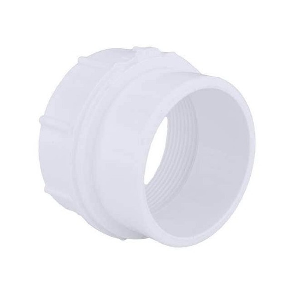 Manufacturer Varies PVC Cleanout Adapter, FNPT x Spigot, 2 in Pipe Size 1WKG1