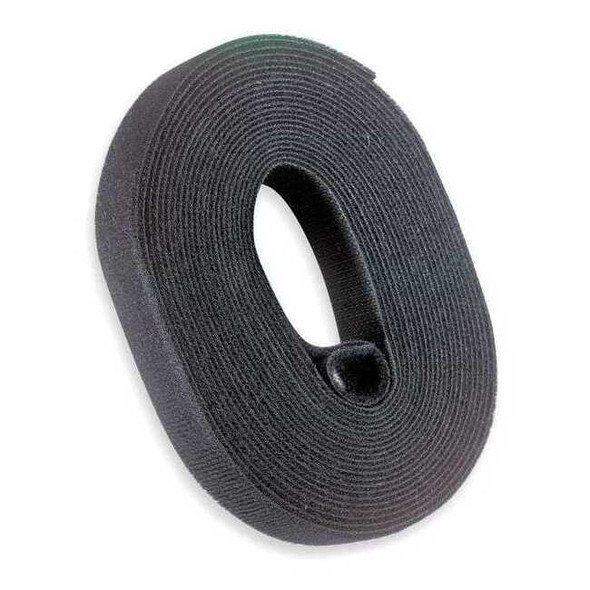 Cable Tie, 15 ft L, 5 in Max Bundle Dia., Black, Nylon, 50 lb Strength