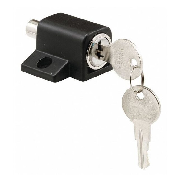 Primeline Tools Sliding Door Keyed Lock,Push In,Paint S 4005