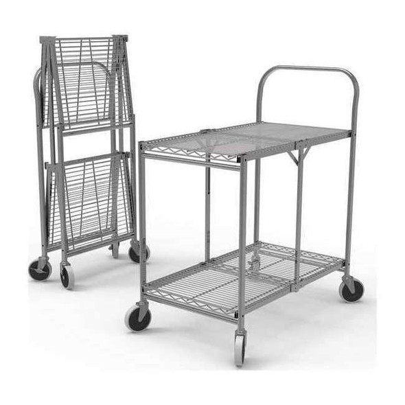 Manufacturer Varies Wire Cart,Silver,39-1/2" H,19-1/2" L WSCC-2