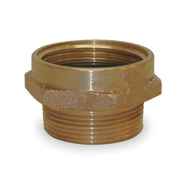 Moon American Fire Hose Adapter,Straight,NPTxNPSH 357-1511561