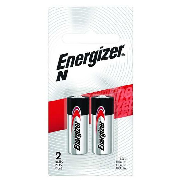 Energizer Battery,Alkaline,Size N-E90,1.5VDC,PK2 E90BP-2