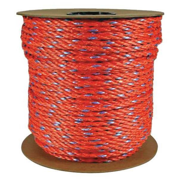 Manufacturer Varies Rope, 600ft, Orng, 215lb., Polyprpylne 340120-00600-666