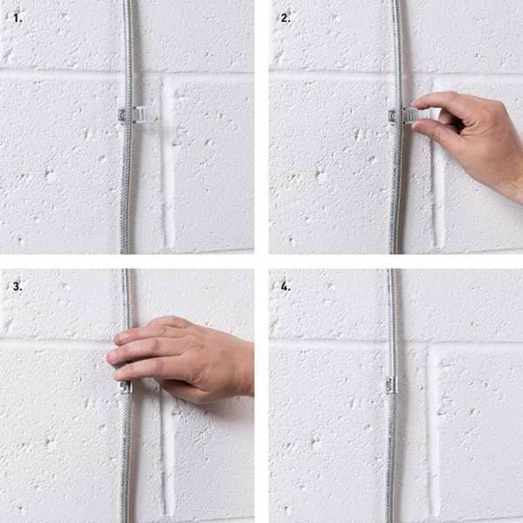 D-Line Adjustable Cable/Pipe Saddle, SS, PK20 SD-CAB10/20