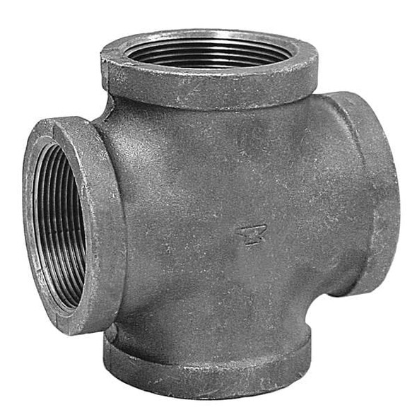 Anvil Cross, Malleable Iron, 2" Pipe Size,FNPT 0310070800 Anvil Cross, Malleable Iron, 2" Pipe Size,FNPT 0310070800