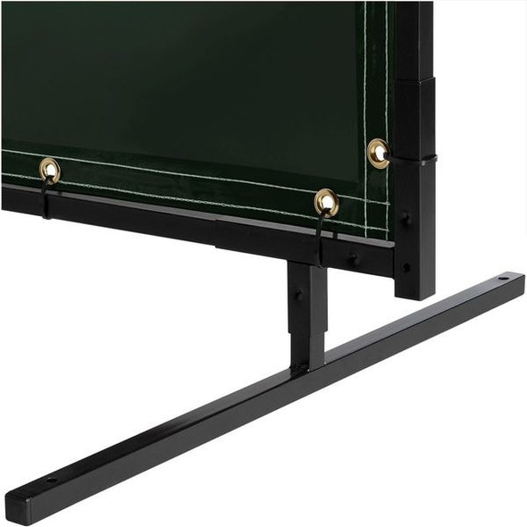 Welding Screen, Transparent Vinyl, 8 ft. W., 6 ft. H., 13 oz/sq yd, 150 Degrees F Withstand Temp.