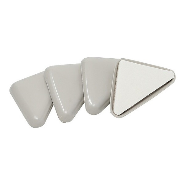 Master Caster Furniture Glide, SelfStck, Triangle, 2", PK4 87004