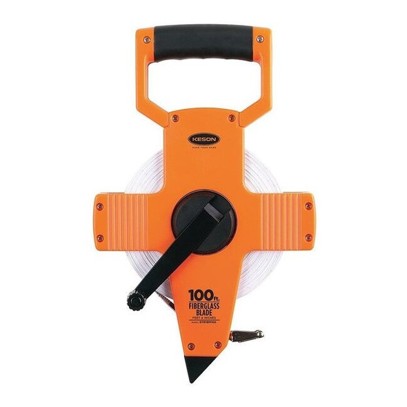 Keson 100 ft/30m Tape Measure, 1/2 in Blade OTR-18M-100