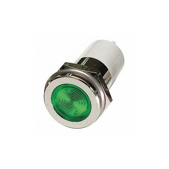 Manufacturer Varies Flat Indicator Light,Green,12VDC 24M165