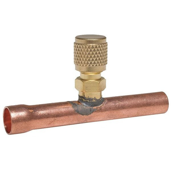 Manufacturer Varies 1/4" Access Valve Union Tee, PK2, Length: 2-3/4" 4PDH6