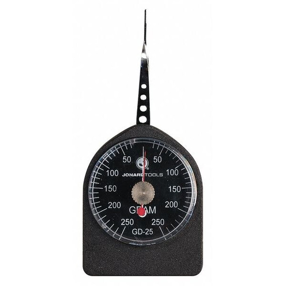 Jonard Tools Dynamometer Gauge,Dial,30-250g GD-25
