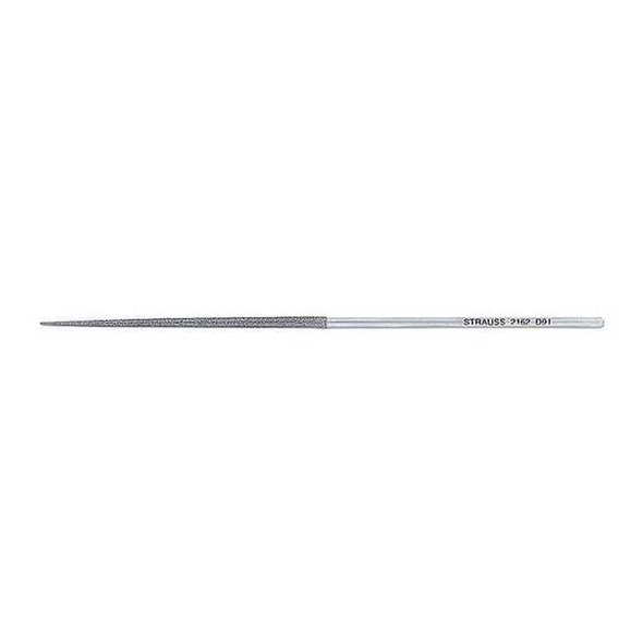 Strauss Needle File,Swiss,Round,5-1/2 In. L NF2162D181