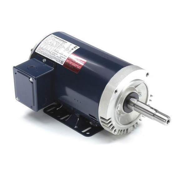 Leeson Close-Coupled Pump Motor,3-Phase,2 HP 145TTDR6036