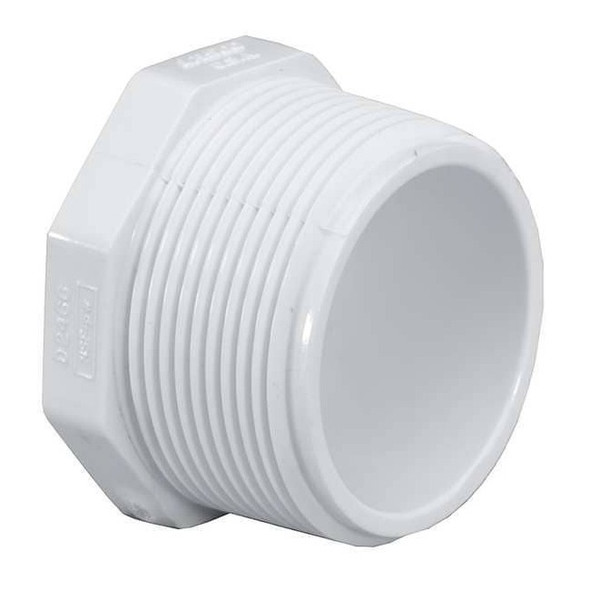 Manufacturer Varies PVC Plug, MNPT, 1-1/4 in Pipe Size 450012