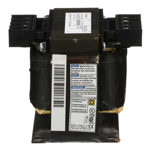 Square D Control Transformer,250VA,4.43 In. H 9070T250D20