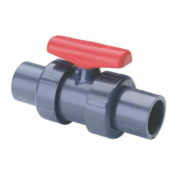 Spears Manual 2-Way Ball Valve,Socket,PVC 3622R-020