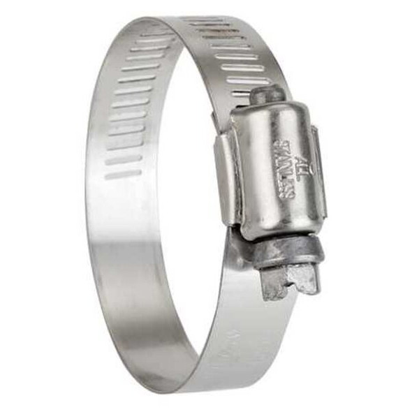 Manufacturer Varies Worm Gear Hose Clamp,1/2"W,1"ID,PK10 6740170