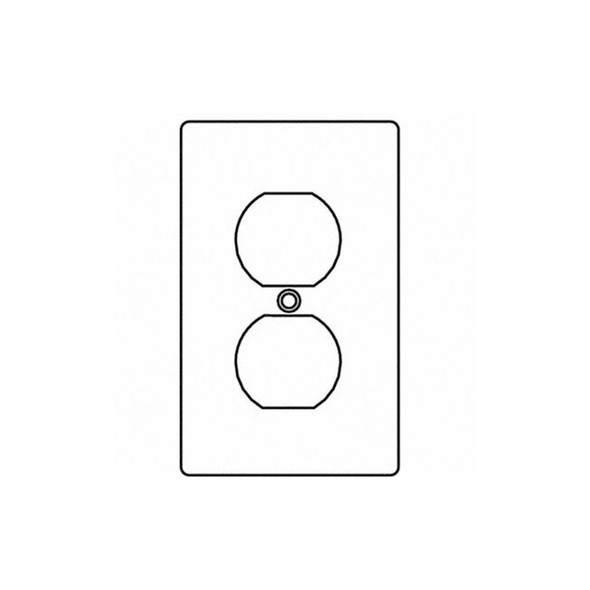 Weatherproof Cover, 1 Gang, Aluminum, Duplex Receptacle Cover Type