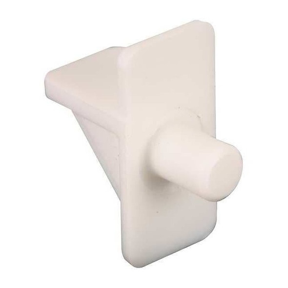 Primeline Tools Shelf Support Peg, 1/4 in. Diameter, White Plastic, PK8 U 10138