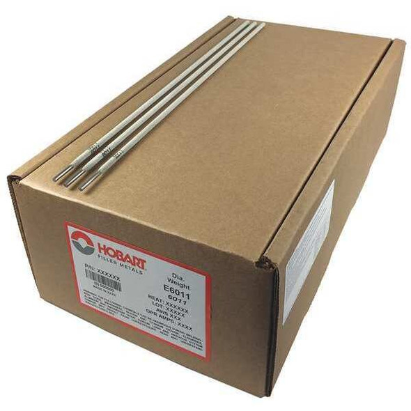 14-1/2" Stick Electrode 1/8" Dia., AWS E6011, 50 lb.