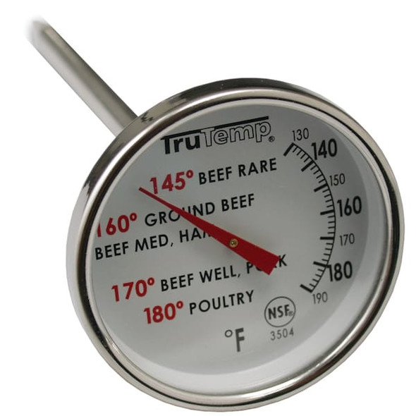 Taylor 4" Analog Meat Thermometer with 120 to 190 (F) 3504