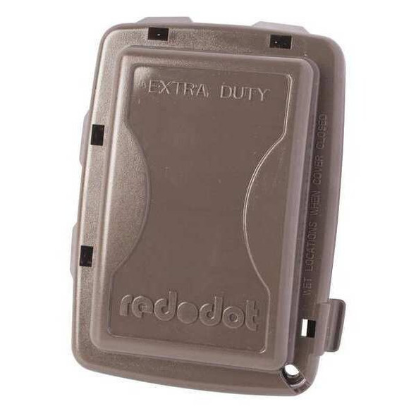 Red Dot While In Use Weatherproof Cover,Bronze CKPM-BR Red Dot While In Use Weatherproof Cover,Bronze CKPM-BR