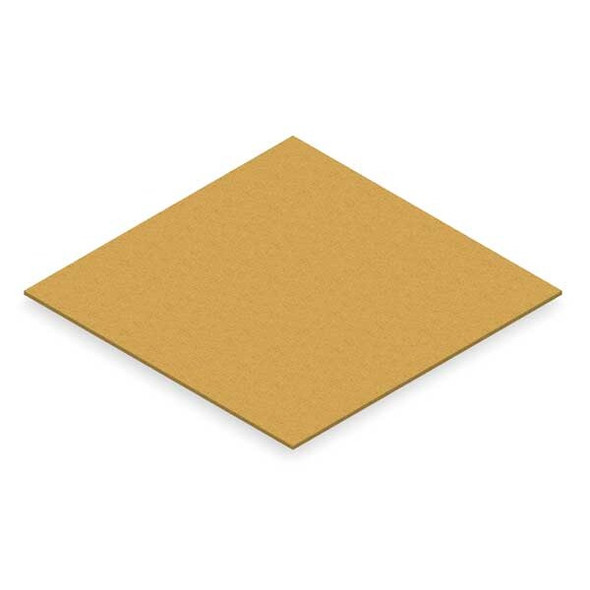 Decking, Particleboard, 48 in W, 48 in D, Natural, Unfinished Finish