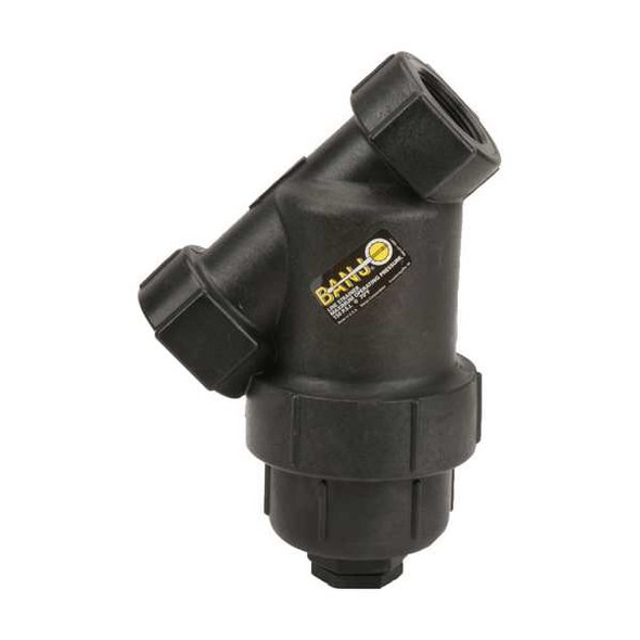 Banjo Y Strainer, 1-1/2" Pipe, FNPT x FNPT, Polypropylene, 150 psi LS150-30