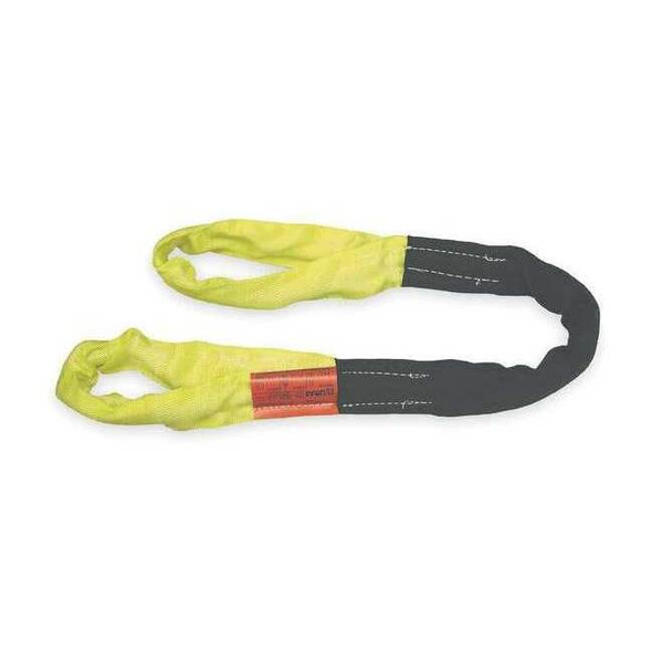 Lift-All Round Sling,Flat Eye,6 ft L,16800 lb Cap EE90X6