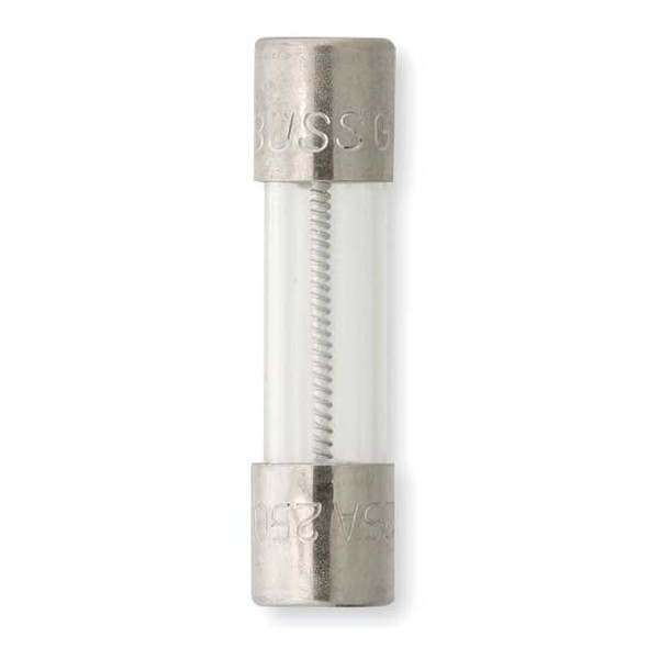 Glass Fuse, 1.25A, 100A at 250V AC, 10kA at 125V AC, 5 PK